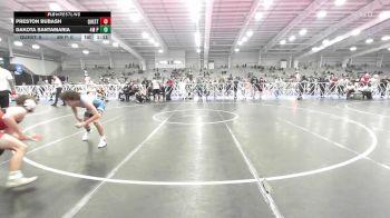 113 lbs Quarterfinal - Preston Bubash, Quest School Of Wrestling Gold vs Dakota Santamaria, 4M Power
