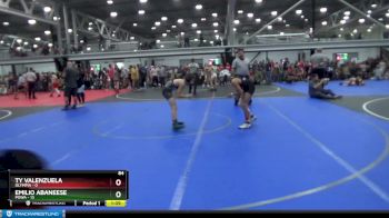 84 lbs Round 2 (6 Team) - Emilio Abaneese, POWA vs Ty Valenzuela, Olympia