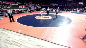 1A 126 lbs Champ. Round 1 - Alek Ramos, LaGrange Park (Nazareth Academy) vs Ian Akers, Peoria (Notre Dame)