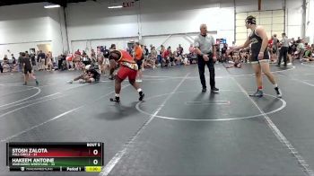 215 lbs Round 2 (8 Team) - Hakeem Antoine, Warhawks Wrestling vs Stosh Zalota, Full Circle