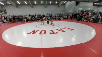 110 lbs Cons. Round 6 - Delaney Divine, Loveland vs Gabriella Doughty, Cheyenne East