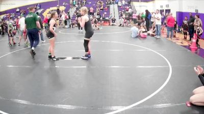 132 lbs Round 3 - Lilliava Hoeft, Mighty Warriors Wrestling Acad vs Isabella Velasquez, River Bluff HS