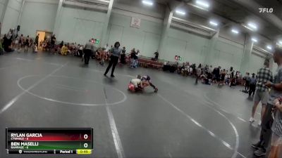 48 lbs Round 5 (6 Team) - Rylan Garcia, CTWHALE vs Ben Maselli, Rampage