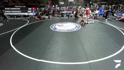 175 lbs Wyatt Edgington, SAWA - Sacramento Area Wrestling Association vs Kohen Yorgensen, MDWA - Mount Diablo Wrestling Association