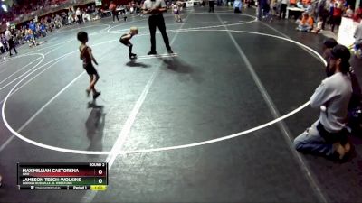 40 lbs Round 2 - Jameson Tesch-Wolkins, Gordon Rushville Jr. Wrestling vs Maximillian Castorena, CWO