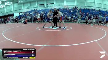 160 lbs Cons. Round 2 - Nicholas Pianfetti, IL vs Tyson Clear, OH