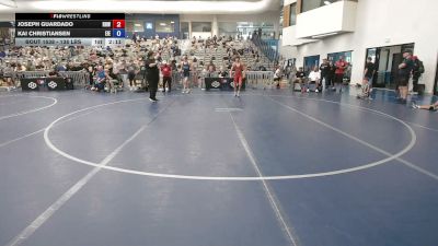 138 lbs Cons. Sub-rd Of 16 - Joseph Guardado, ROUGH HOUSE WRESTLING vs Kai Christiansen, East Idaho Elite