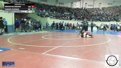 110 lbs Round Of 64 - Westin Dillingham, Elgin Wrestling vs Kamari Chatman, Greenwood Wrestling Academy