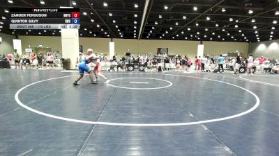 175 lbs Cons. Sub-semis - Zander Ferguson, NWTC vs Quinton Silvy, Husky Wrestling Club