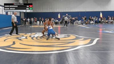 149 lbs Consi Of 16 #1 - Owen Menendez, Bridgewater vs Gavin Ripley, Maine Maritime Academy
