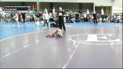 49 lbs Rr Rnd 6 - Ethan Ace Panyavuthilert, Warhawks - ESC vs Kole Delaney, Smitty's Barn Black - ESC