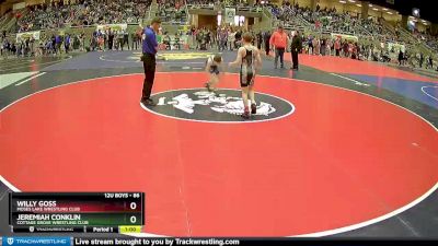 86 lbs Champ. Round 1 - Willy Goss, Moses Lake Wrestling Club vs Jeremiah Conklin, Cottage Grove Wrestling Club