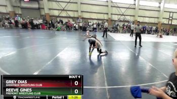 58 lbs Champ. Round 1 - Reeve Gines, Fremont Wrestling Club vs Grey Dias, Shootbox Wrestling Club