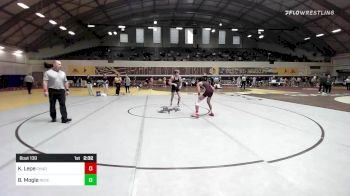 133 lbs Consi Of 8 #2 - Kobe Lepe, Chadron State vs Braydon Mogle, Northeastern