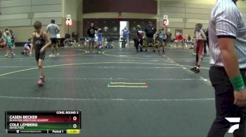 78 lbs Cons. Round 3 - Casen Becker, Black Fox Wrestling Academy vs Cole Lemberg, Demolition