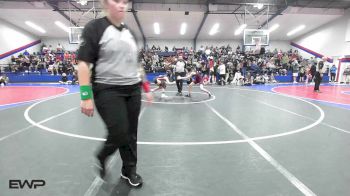 110 lbs Semifinal - Avery Jackson, Jenks vs Caitlyn Staggers, Newman Middle