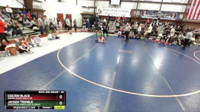 46 lbs Quarterfinal - Jayden Trimble, Sanderson Wrestling Academy vs Colten Black, Ravage Wrestling Club