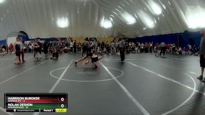 100 lbs Round 4 (8 Team) - Nolan Deshon, Neighborhood vs Harrison Buroker, Warrior RTC