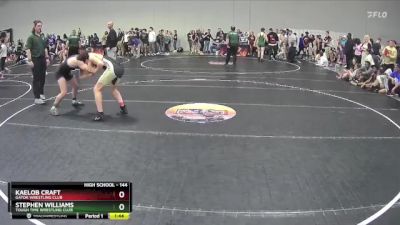 144 lbs Quarterfinal - Kaelob Craft, Gator Wrestling Club vs Stephen Williams, Tough Time Wrestling Club