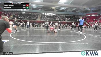 61 lbs Consi Of 8 #2 - Grady Wright, IRONMEN Wrestling Club vs Emily Tice, Sperry Wrestling Club