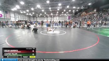 82 lbs Quarterfinal - Oscar Warrick, Punisher Wrestling Company vs Cooper Miller, Askeo International Mat Club