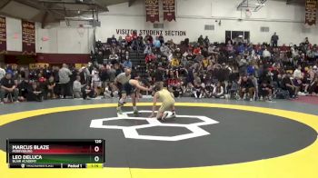 120 lbs Quarterfinal - Marcus Blaze, Perrysburg vs Leo DeLuca, Blair Academy