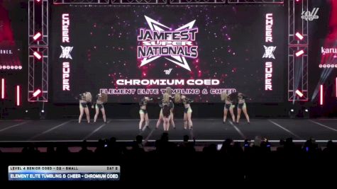 Element Elite Tumbling & Cheer - Chromium Coed [2026 L4 Senior Coed - D2 - Small DAY 2] 2026 JAMfest Cheer Super Nationals