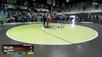 157 lbs Cons. Round 2 - Brett King, Steele Canyon vs Sam Torres, Anderson