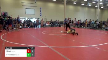 98 lbs 7th Place - Tommy Gretz, HS Phoenix WC vs Aidan Thompson, HS Bad Karma