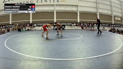 113 lbs Bradley Bauman, Ohio vs Kaden Lindquist, Minnesota Blue