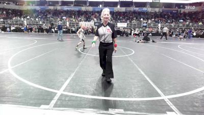 66 lbs Round Of 16 - Jyler Milligan, Jackson County vs Harrison Zajic, Topeka Blue Thunder