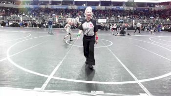 66 lbs Round Of 16 - Jyler Milligan, Jackson County vs Harrison Zajic, Topeka Blue Thunder