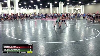 106 lbs Round 3 (6 Team) - Gabriel McGee, Dog Pound Wrestling Club vs Thomas Hernandez, Foxfire Wrestling Club RED