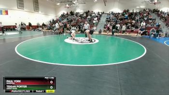215 lbs Cons. Round 3 - Paul York, Riverton vs Teigan Porter, Green River