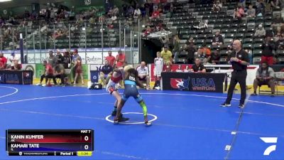 71 lbs Quarterfinal - Kanin Kumfer, AK vs Kamari Tate, IL