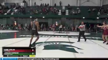 133 lbs Champ. Round 2 - Gabe Vidlak, Oklahoma vs Jordan Hamdan, Michigan State