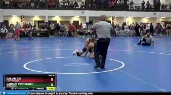 157 lbs Champ. Round 1 - Carson Pottenger, Heidelberg vs Calvin Cai, Case Western