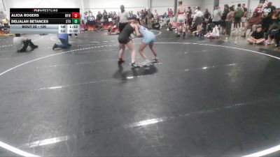 120 lbs Round 2 - Alicia Rogers, Morris Fitness Wrestling vs Delialah Betances, Storm