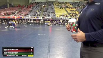 157 lbs Semis (4 Team) - Jason Giordano, TCNJ vs Jermaine Butler, Wisconsin-Whitewater