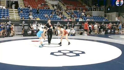 100 lbs Cons. Rd Of 32 - Aileen Paniagua, Oregon vs Kaylin Goodwin, Iowa