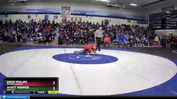 126 lbs Cons. Round 2 - David Phillips, Republic/Curlew vs Wyatt Sherrer, Oroville