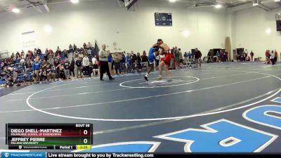 149 lbs Champ. Round 1 - Jeffrey Pierre, Millikin University vs Diego Snell-Martinez, Milwaukee School Of Engineering