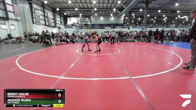 88 lbs Cons. Round 2 - Brody House, Virginia Patriots vs Hudson Russo, Mat Sharks