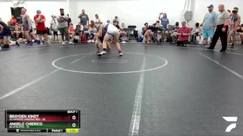 140 lbs Finals (2 Team) - Brayden Kindt, U2 Upstate Uprising Red vs Angelo Chierico, 84 Athletes