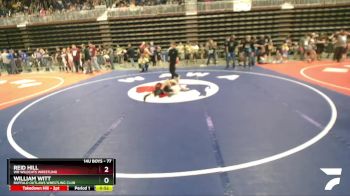 77 lbs Cons. Round 2 - William Witt, Buffalo Outlaws Wrestling Club vs Reid Hill, WR Wildcats Wrestling