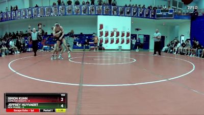 150 lbs Champ Round 1 (16 Team) - Simon Kuhn, Hamilton Heights vs Jeffrey Huyvaert, New Prairie