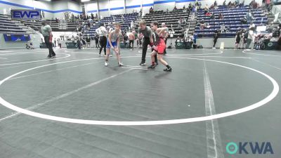 70 lbs Rr Rnd 4 - Cadence Root, Geary Youth Wrestling vs Masen Harms, Noble Takedown Club