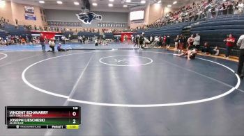 138 lbs Quarterfinal - Joseph Liescheski, Allen Blue vs Vincent Echavarry, Katy Cinco Ranch
