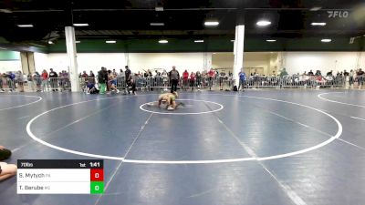 70 lbs Round Of 16 - StevyJ Mytych, PA vs Talan Berube, ME