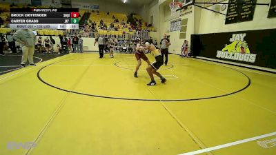 132 lbs Consi Of 4 - Brock Crittenden, Sequoyah Tahlequah JH vs Carter Grass, Jay Junior High